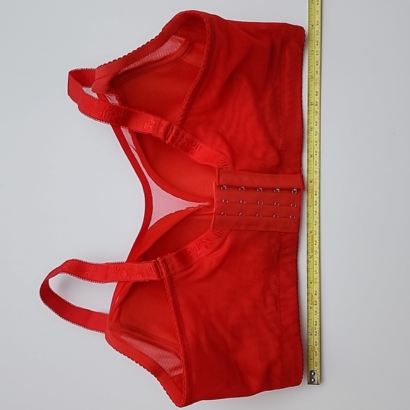 ⭐️2/$30⭐ Women Sexy Lace Brassiere Push Up Intimates Bra Tops Lingerie Red Sz 38 - Picture 15 of 16
